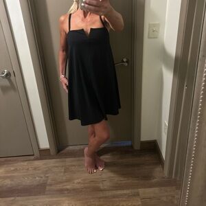 Susana Monaco Chic Black Strappy Mini Dress